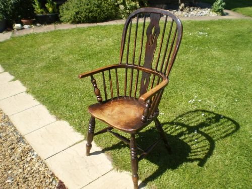 fig 4. Chair Victorian Windsor chair Ash and Elm c1850