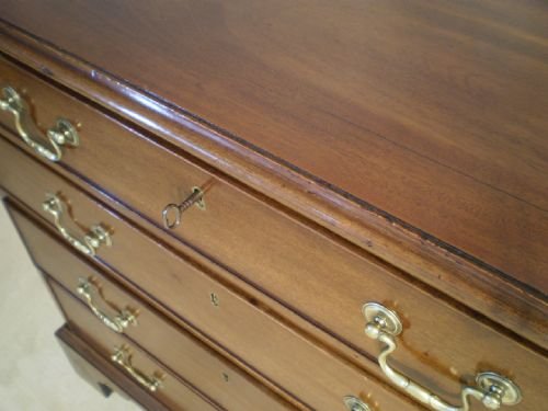 fig 2. Chest of drawers Early Victorian small Mahogany by Druce and co London c1840