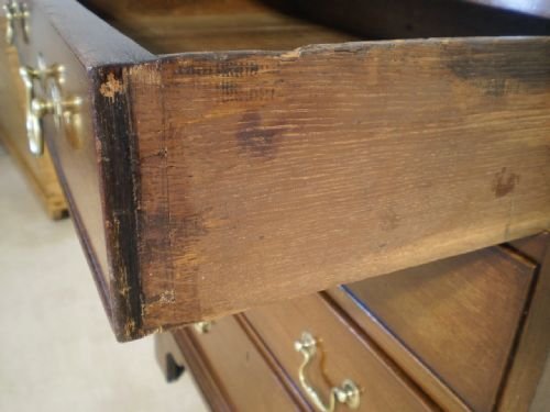 fig 4. Chest of drawers Early Victorian small Mahogany by Druce and co London c1840