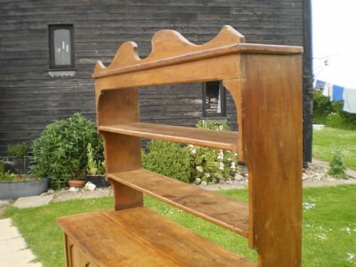 fig 1. Dresser Victorian Pine rustic c1880