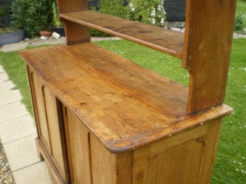 fig 2. Dresser Victorian Pine rustic c1880