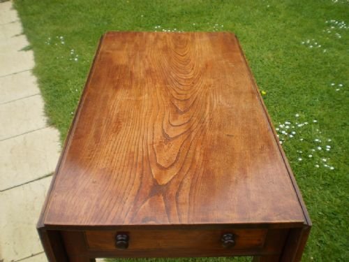 fig 2. Table Pembroke George IV Elm c1820