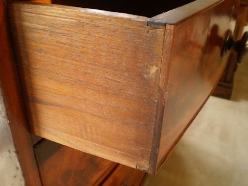 fig 4. Chest of drawers George III Mahogany bowfront small c1800