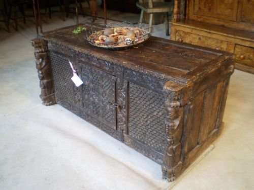 fig 1. Chest trunk box Rajasthan c1750