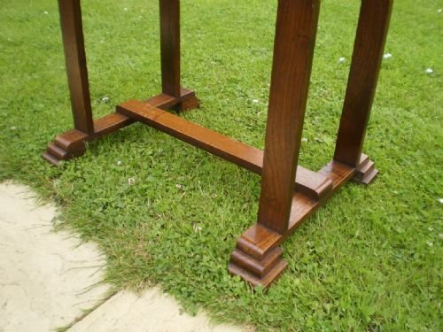 fig 1. Table lamp occasional Oak Art Deco c1920