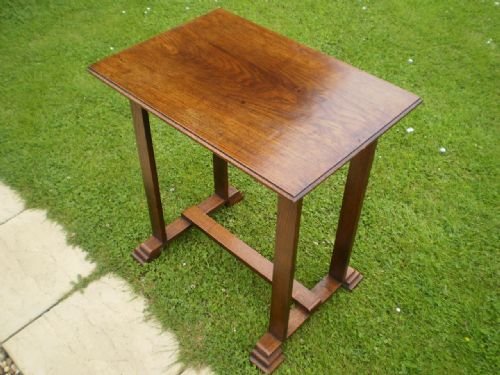 fig 4. Table lamp occasional Oak Art Deco c1920