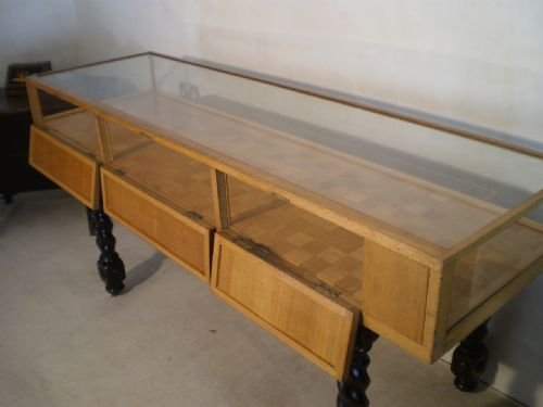 fig 2.
Cabinet shop display haberdashers drawers Oak Lawn & Burton Norwich c1920