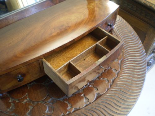 fig 3. Mirror George III Mahogany box mirror c1790
