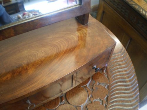fig 4. Mirror George III Mahogany box mirror c1790
