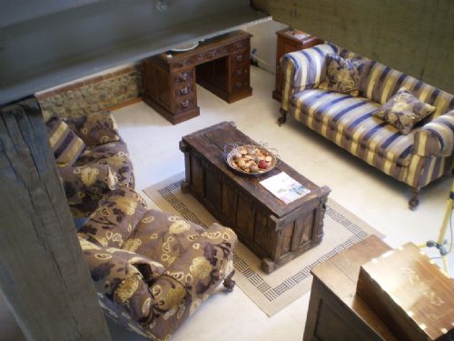 Settee Sofa 3 Piece Victorian Chesterfield Plus Armchairs Recently Upholstered
