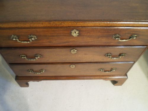 fig 4. Chest of drawers George III small Mahogany c1780 32 inches wide
