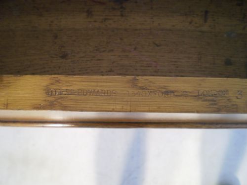 fig 2. Desk Table library table Walnut early Victorian by Miles and Edwards 1822-1844