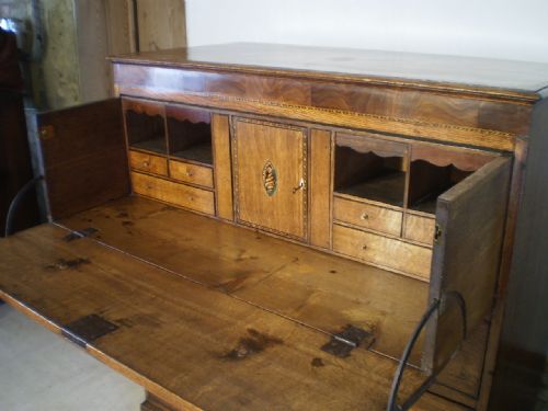 fig 3. Chest of drawers George III secretaire Oak c1800
