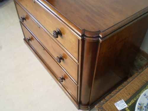 fig 3. Chest of drawers linen press early Victorian Mahogany c1840