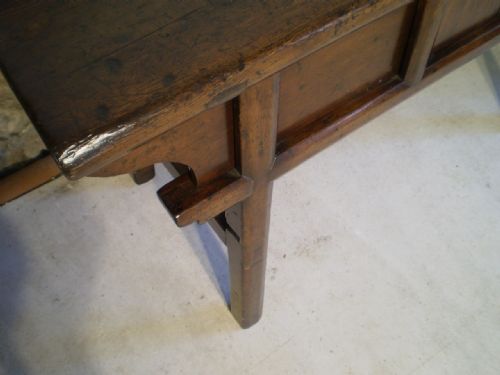 fig 3. Table Chinese Altar table Elm and Pine early 20th century