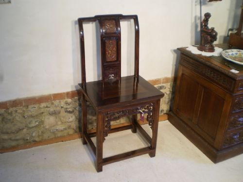 Chair 19th Century Elm Chinese Side Chair