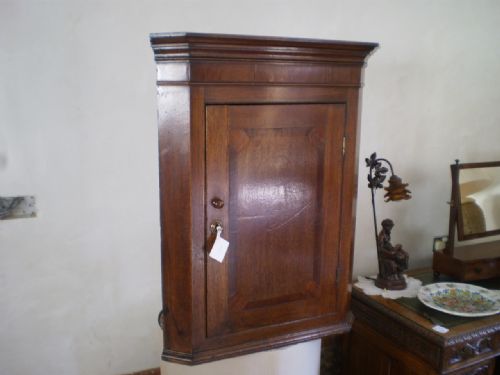 Cupboard Cabinet Corner George III Oak C1800