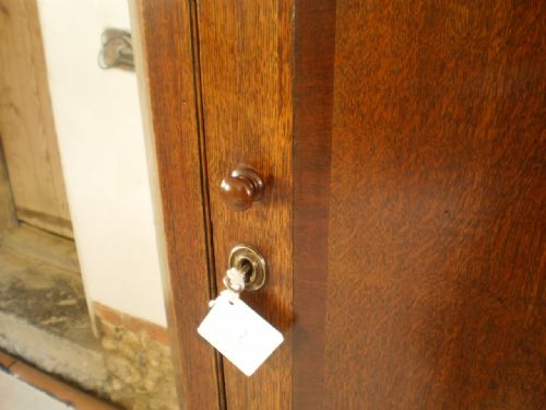 fig 4. Cupboard cabinet corner George III Oak c1800