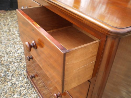 fig 1. Chest of drawers Victorian Mahogany c1880 fabulous condition