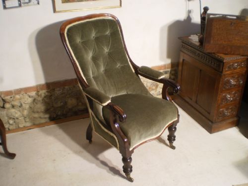 Chair Early Victorian Mahogany Armchair C1840