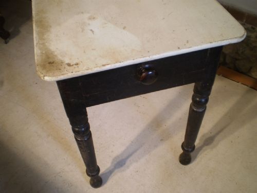 fig 1. Table Victorian Pine cottage dining table c1880