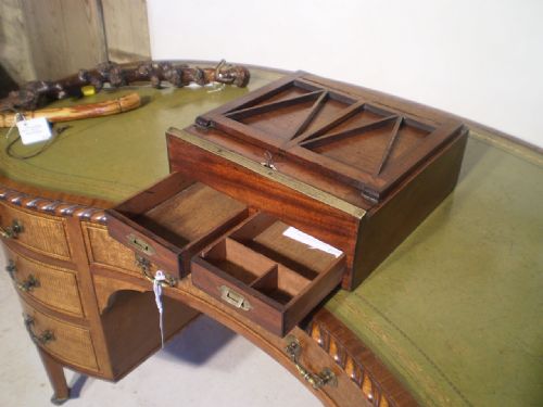 fig 2. Artist box chest of drawers military campaign rare George III Mahogany c1790
