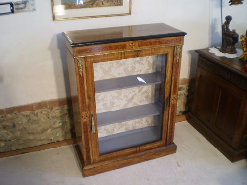 Cabinet Victorian Walnut Pier Cabinet C1870