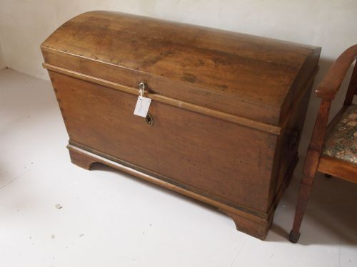 fig 1. Blanket box chest Victorian Oak c1880