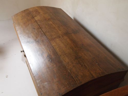 fig 3. Blanket box chest Victorian Oak c1880