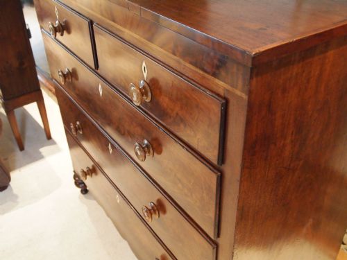 fig 2. Chest of drawers George III Mahogany large his and hers size