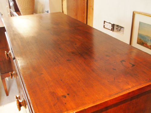fig 4. Chest of drawers George III Mahogany large his and hers size