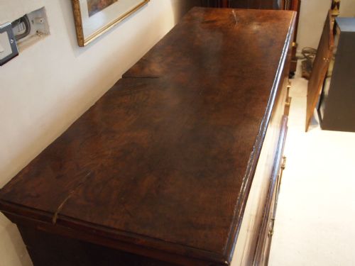 fig 1. Blanket box coffer chest of drawers mule chest George I Elm c1720