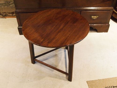 fig 1. Table Cricket table George III Mahogany c1800