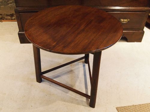 fig 2. Table Cricket table George III Mahogany c1800