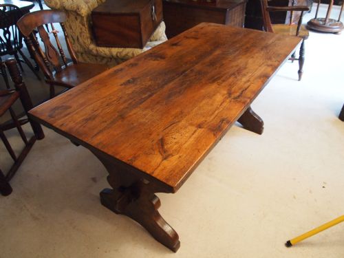 Table Oak Refectory Table Victorian C1890