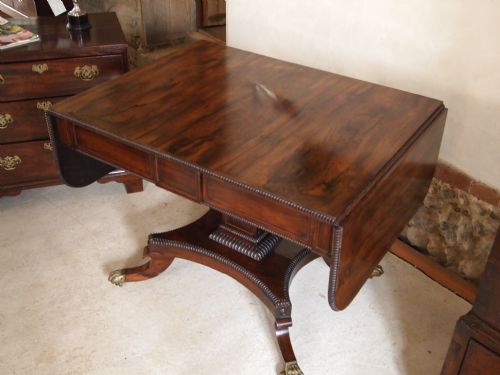 Table Regency Rosewood Sofa Table Fine Quality C1820