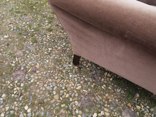 fig 4. Chair Victorian deep button back armchair for re-covering c1880