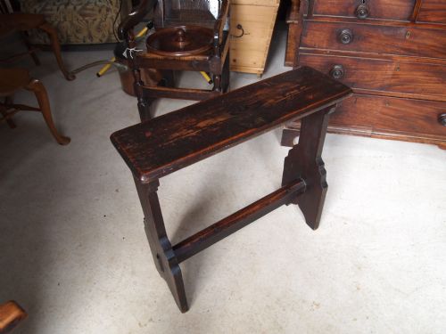 Stool Chair Victorian Pine Organ Stool C1880