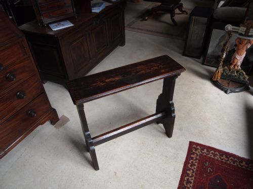 fig 4. Stool chair Victorian pine organ stool c1880