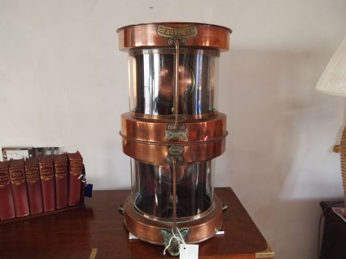 fig 3. Lamp ships lamp made by R C. Murray & Co Glasgow c1910 lampads No 309