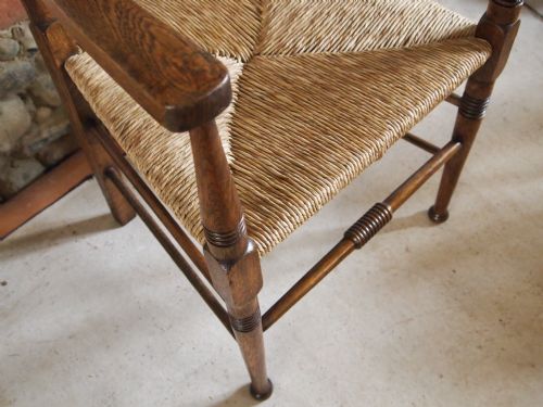 fig 2. Chair William Birch Oak armchair High Wycombe c1900