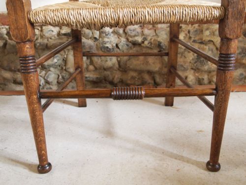 fig 3. Chair William Birch Oak armchair High Wycombe c1900