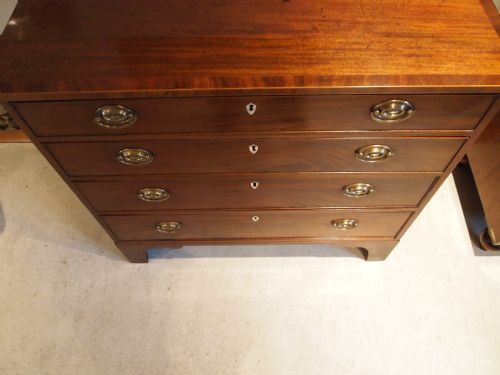 fig 3. Chest of drawers George III Mahogany c1790 small size