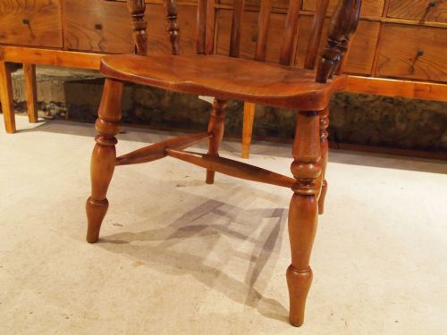 fig 3. Chair Victorian Windsor Lathe back armchair Beech and Elm c1880