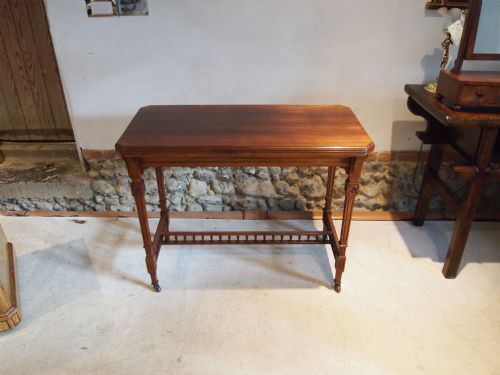 Table Card Table Victorian Walnut C1890 Aesthetic Movement