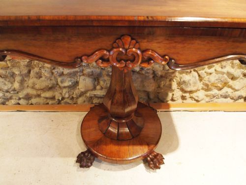 fig 2. Table William IV Rosewood Games or card Table c1830