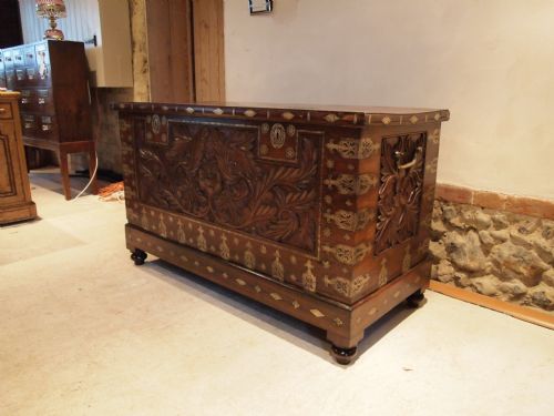 fig 2. Chest coffer blanket box coffee table Rosewood c1820