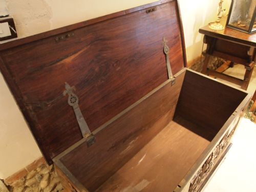 fig 4. Chest coffer blanket box coffee table Rosewood c1820