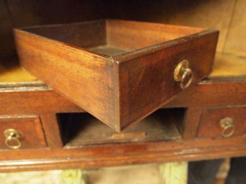 fig 3. Cupboard corner cabinet George III Oak c1790