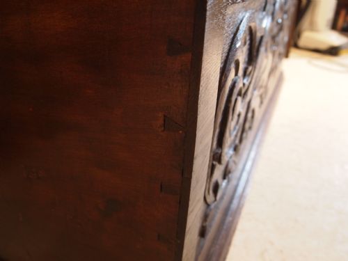 fig 3. Settle bench Victorian carved Oak super quality c1890